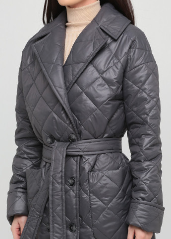 Темно-сіра зимня куртка MaCo exclusive