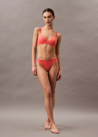 Розовый демисезонный комплект (бюстгальтер, трусики) Calvin Klein