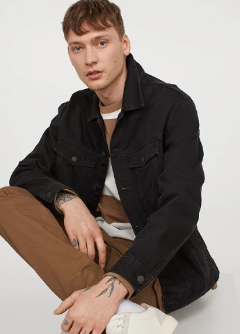 Коричневые летние брюки H&M