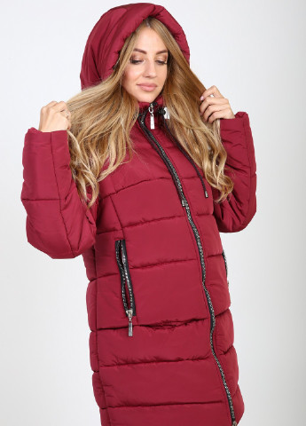 Бордовая зимняя куртка Van Gils