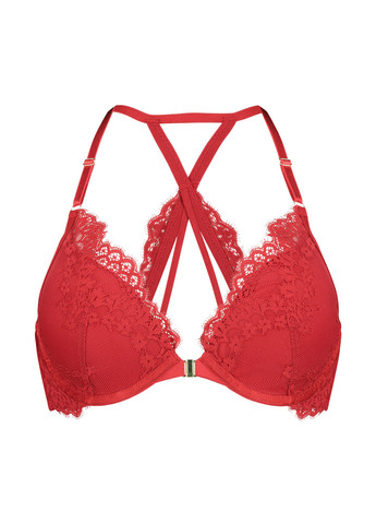 Красный балконет бюстгальтер Hunkemoller с косточками полиамид, кружево