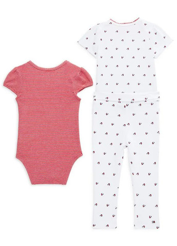 Комбинированный демисезонный костюм (2 шт. боди, брюки) брючный Tommy Hilfiger