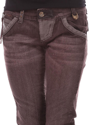 Коричневые кэжуал демисезонные прямые брюки Miss Sixty