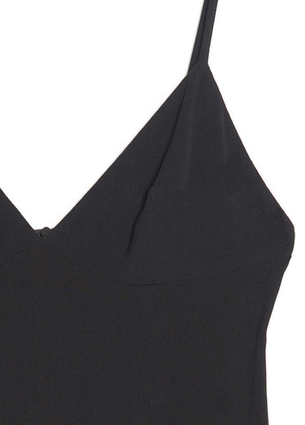 Черное кэжуал платье Cropp однотонное