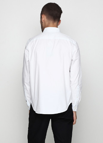 Белая классическая рубашка Abercrombie & Fitch с длинным рукавом