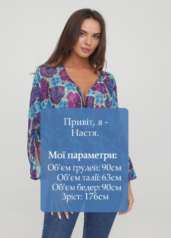 Комбінована літня блуза Zara