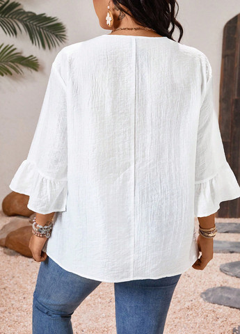 Белая блуза SHEIN