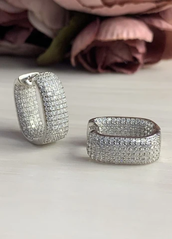 Серьги Silver Flame (181093266)