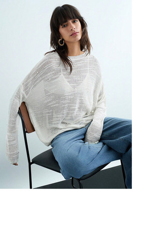 Белый демисезонный джемпер джемпер SHEIN