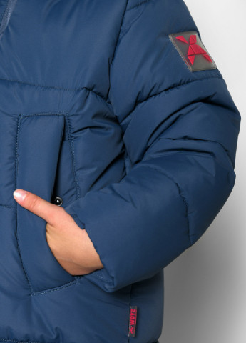Синяя зимняя пуховая куртка для девочек от 6 до 17 лет X-Woyz