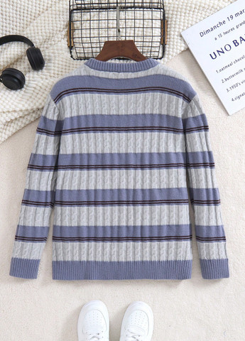 Сіро-синій демісезонний джемпер джемпер SHEIN