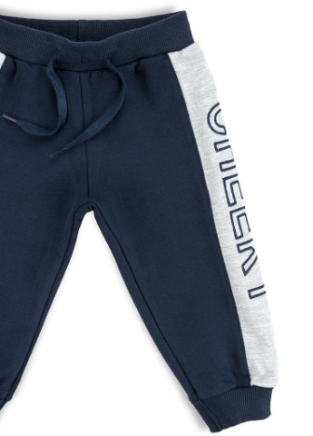 Синій демісезонний костюм десткий з мавпочкою (11244-98b-gray) Breeze