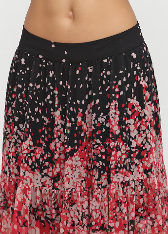 Красная кэжуал с абстрактным узором юбка Nenette макси