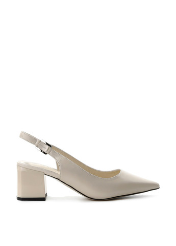 Le'BERDES Туфлі слінгбекі молочний з натуральна шкіра, україна — літо (322087995)