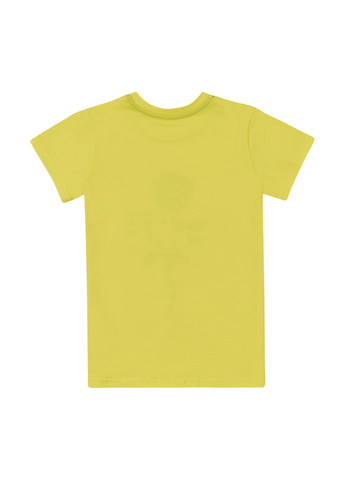 Желтая летняя футболка O! clothing