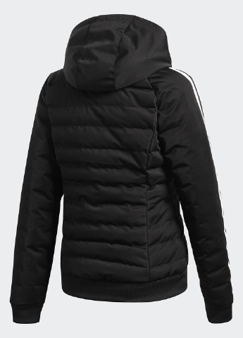 Черная демисезонная куртка adidas