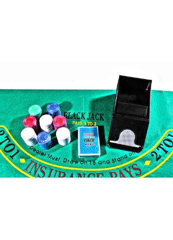 Набор для игры в покер с механизмом для раздачи карт 200 фишек Duke 42 х 42 (231996843)