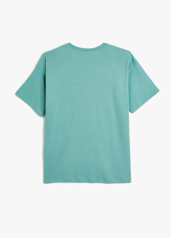 Мятная летняя футболка KOTON