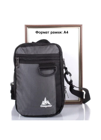 Чоловіча спортивна сумка 16х23х6,5 см Onepolar (252132914)