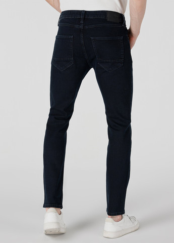 Темно-синие демисезонные зауженные джинсы Colin's