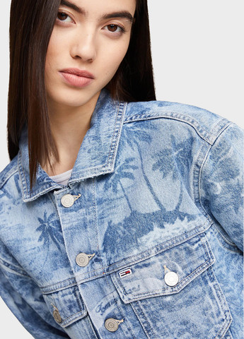 Синяя летняя куртка Tommy Jeans