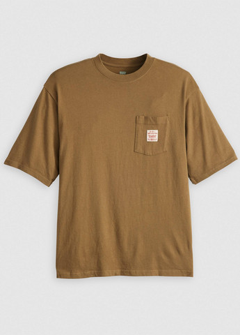 Светло-коричневая футболка Levi's