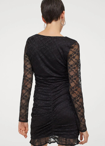 Чорна вечірня сукня силуетна H&M однотонна