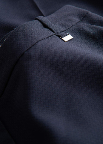 Темно-синие кэжуал демисезонные со средней талией брюки Orsay