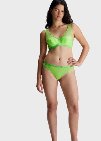 Салатовий мінімайзер бюстгальтер Calvin Klein з кісточками нейлон