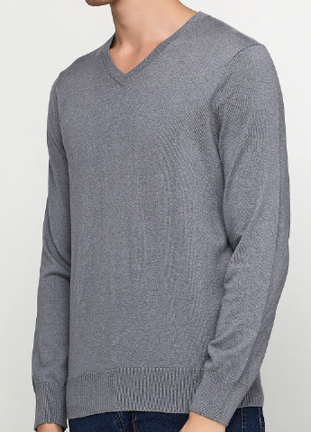 Серый демисезонный пуловер пуловер Banana Republic