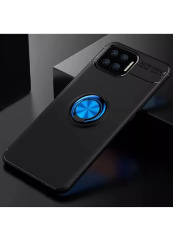 TPU чохол ColorRing під магнітний утримувач (opp) для Oppo A73 Чорний / Синій (is_00000040302_5) Deen (250499193)