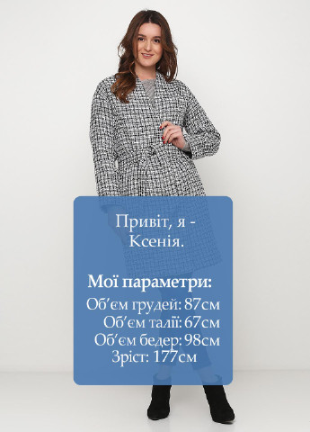 Серое демисезонное Пальто Anastasia Ivanova for PUBLIC&PRIVATE