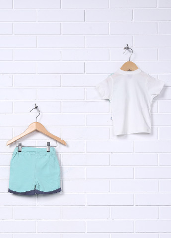 Зеленый летний комплект (футболка, шорты) Twetoon