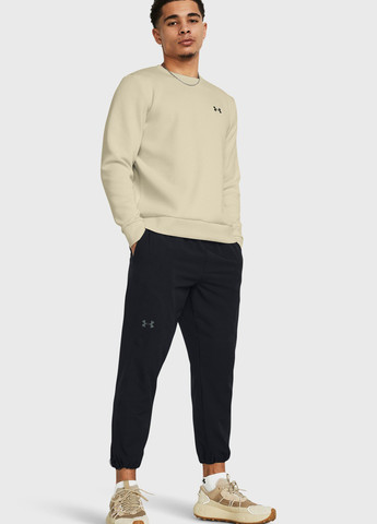 Бежевый свитшот Under Armour логотип светоотражающие детали (306853465)