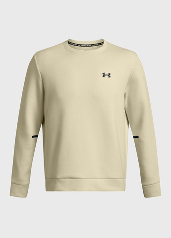 Бежевый свитшот Under Armour логотип светоотражающие детали (306853465)