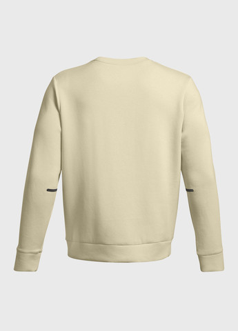 Бежевый свитшот Under Armour логотип светоотражающие детали (306853465)