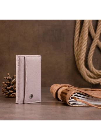 Жіночий шкіряний гаманець-ключниця 12,3х7,3х1 см st leather (252129262)