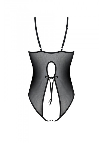 Боді з ажурним декором та відкритим кроком Ursula Body white XXL/XXXL — Passion (255459589)