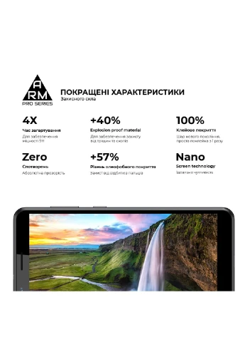 Скло захисне Pro для ZTE Blade A31 Black (ARM60625) ArmorStandart (252388832)