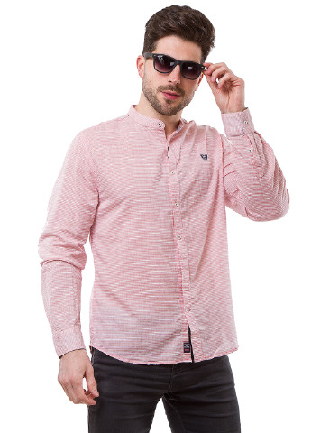 Розовая кэжуал рубашка в полоску X-Ray