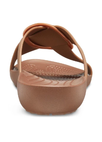 Шльопанці Crocs Serena Cross Band Slde W Bronze (251298637)