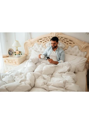 Одеяло MirSon пуховое Raffaello 053 зима+ 172x205 см (2200000003645) No Brand (254011668)