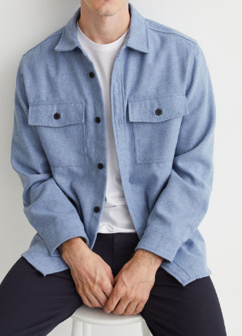 Голубая демисезонная куртка H&M