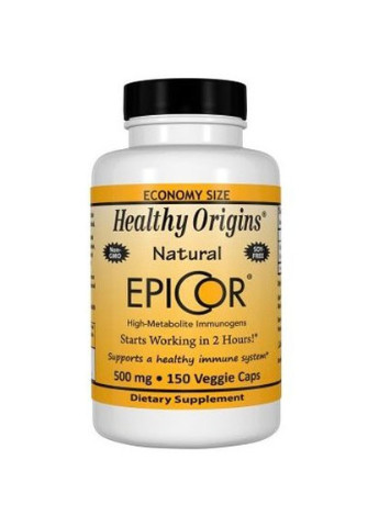 Epicor 500 mg 150 Veg Caps Healthy Origins (256380010)