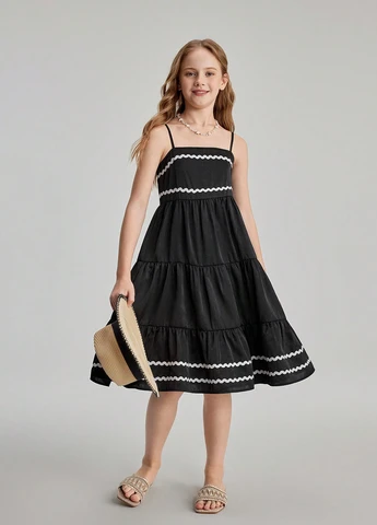 Чорна сукня SHEIN (367748176)