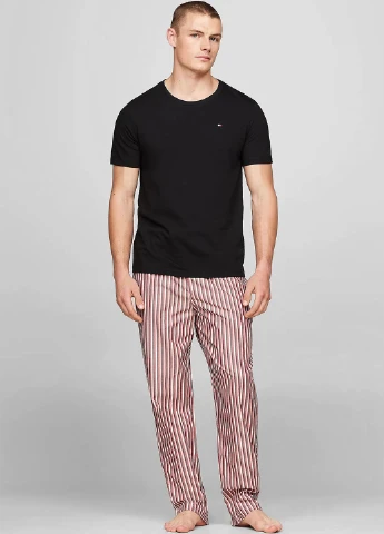 Черная футболка (3 шт.) с коротким рукавом Tommy Hilfiger