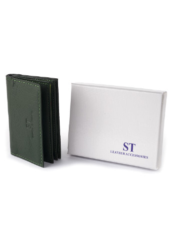 Женский кожаный кошелек-визитница 10х6,5х1 см st leather (252132684)