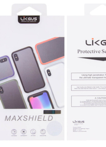 TPU + PC чохол Maxshield для Apple iPhone 11 Pro Max (6.5 ') Синій (is_00000031765_7) LikGus (229727078)
