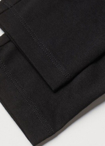 Черные демисезонные леггинсы H&M