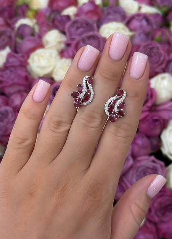 Сережки Silver Flame (307258501)